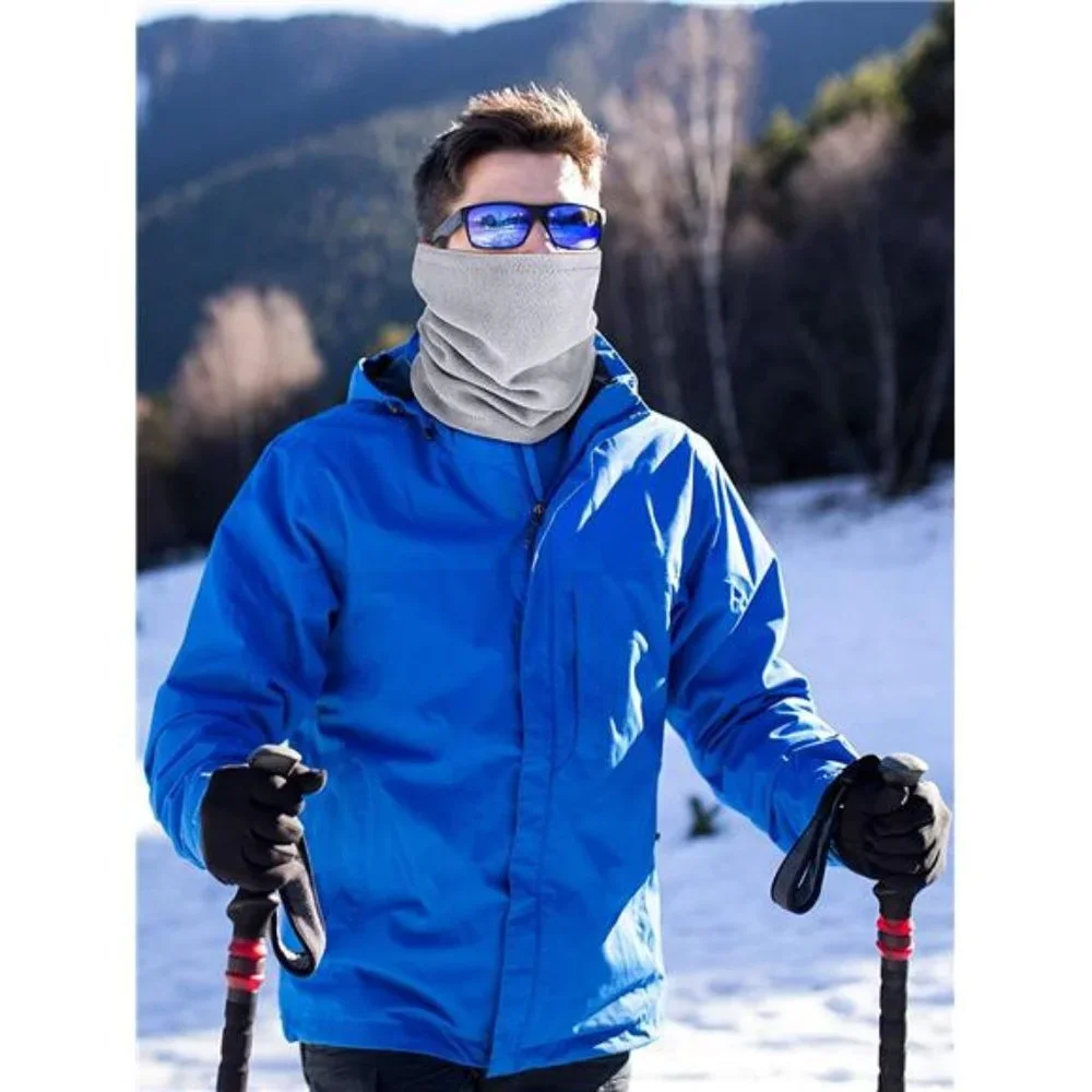 4 Pieces Fleece Neck Gaiter Windproof Face Covering